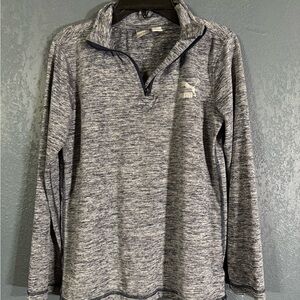 Puma Gray Quarter-Zip Pullover